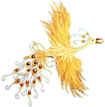 Naturintarsien: Feuervogel