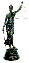 Statue der Justitia bei Kanzlei Klein und Wagenf�hr