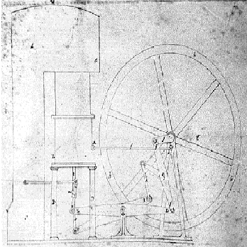 Patentzeichnung Stirlingmotor